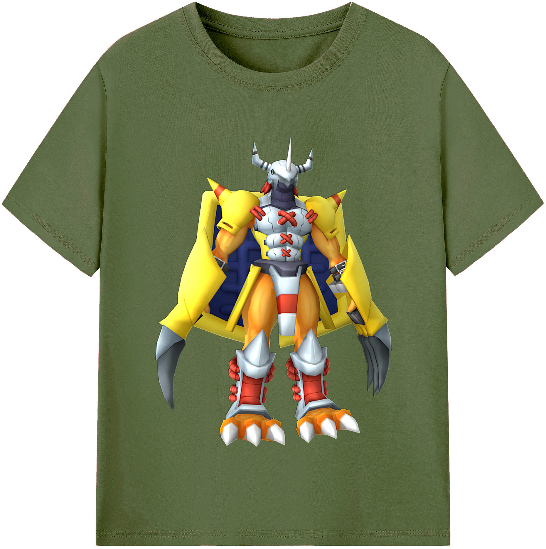 （画像用） Digimon デジタルモンスター/デジモン 綿100％半袖Tシャツ（フロントプリント）